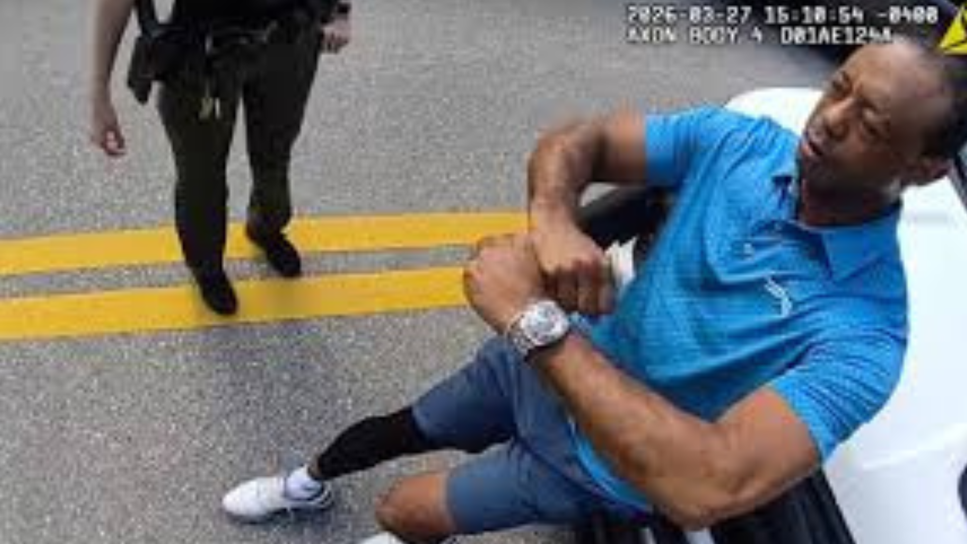 New Bodycam Shows Tiger Woods’ South Florida DUI Arrest